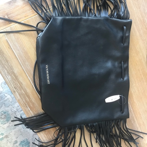 Victoria’s Secret Fringe Backpack in Black NWT - Picture 3 of 4